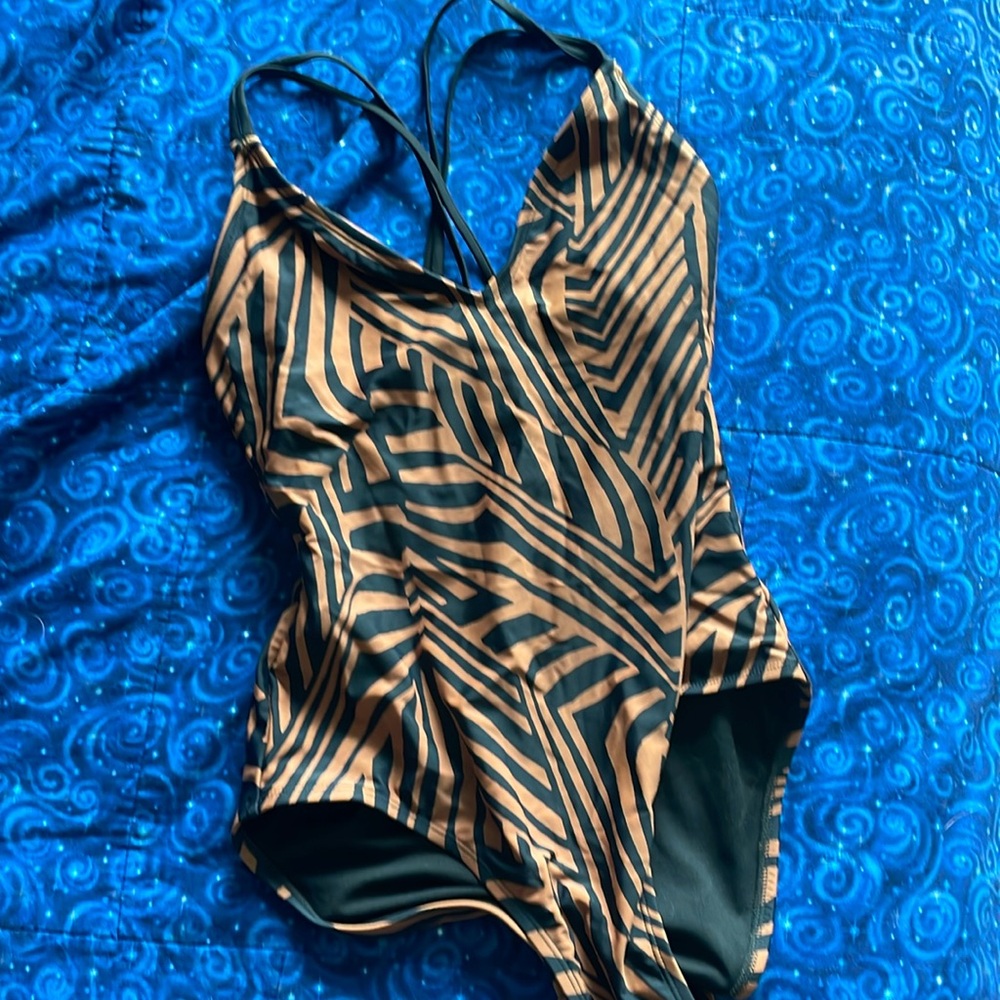 Hurley animal print one piece